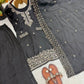 Embroidered Chinon Silk Palazzo Sharara Set