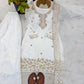 Embroidered Chinon Silk Palazzo Sharara Set