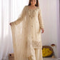 Embroidered Chinon Silk Palazzo Sharara Set