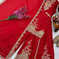 Embroidered Chinon Silk Sharara Suit