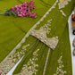 Embroidered Chinon Silk Sharara Suit