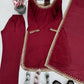 Embroidered Chinon Suit Set with Dupatta