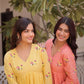 Embroidered Cotton Anarkali Kurti Pant Set for Festive and Casual Wear
