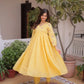 Embroidered Cotton Anarkali Kurti Pant Set for Festive and Casual Wear