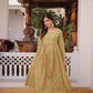 Embroidered Cotton Anarkali Kurti Pant Set for Festive and Casual Wear