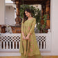Embroidered Cotton Anarkali Kurti Pant Set for Festive and Casual Wear