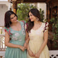 Embroidered Cotton Flair Gown