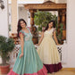 Embroidered Cotton Flair Gown