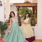 Embroidered Cotton Flair Gown