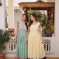 Embroidered Cotton Flair Gown