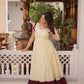 Embroidered Cotton Flair Gown