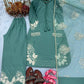 Embroidered Crepe Palazzo Set with Organza Dupatta