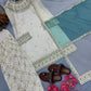 Embroidered Crepe Palazzo Suit Set