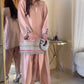 Embroidered Crepe Palazzo Suit with Fancy Dupatta