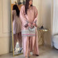 Embroidered Crepe Palazzo Suit with Fancy Dupatta