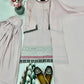 Embroidered Crepe Palazzo Suit with Fancy Dupatta