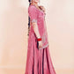 Embroidered Crepe Sharara Suit with Georgette Dupatta