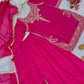 Embroidered Crepe Silk Sharara Set