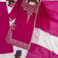 Embroidered Crepe Silk Sharara Set