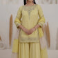 Embroidered Crepe Silk Sharara Set