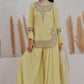 Embroidered Crepe Silk Sharara Set