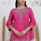 Embroidered Crepe Silk Sharara Set