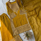 Embroidered Crunchy Fabric Kurta Palazzo Set with Dupatta for Festive Wear