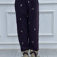 Embroidered Crunchy Silk Gown Set for Festive and Wedding Occasions