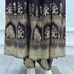 Embroidered Crunchy Silk Gown Set for Festive and Wedding Occasions