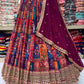 Embroidered Digital Print Lehenga Choli