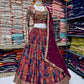 Embroidered Digital Print Lehenga Choli