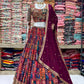 Embroidered Digital Print Lehenga Choli