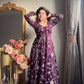 Embroidered Fandy Silk Kurti Sharara Set