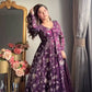Embroidered Fandy Silk Kurti Sharara Set