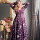 Embroidered Fandy Silk Kurti Sharara Set