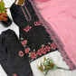 Embroidered Farshi Pant Suit Set for Festive and Wedding Wear