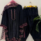 Embroidered Farshi Pant Suit Set for Festive and Wedding Wear