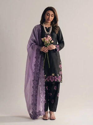 Embroidered Farshi Pant Suit Set for Festive and Wedding Wear