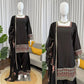 Embroidered Farshi Plazo Suit for Festive and Wedding Occasions