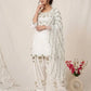 Embroidered Farshi Salwar Suit Set for Festive and Wedding Wear