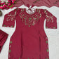 Embroidered Farshi Salwar Suit Set for Festive and Wedding Wear