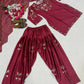 Embroidered Farshi Salwar Suit Set for Festive and Wedding Wear