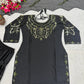 Embroidered Farshi Salwar Suit Set for Festive and Wedding Wear