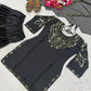 Embroidered Farshi Salwar Suit Set for Festive and Wedding Wear