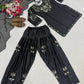Embroidered Farshi Salwar Suit Set for Festive and Wedding Wear