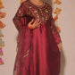 Embroidered Farshi Salwar Suit Set for Festive and Wedding Wear