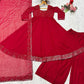 Embroidered Faux Blooming Sharara Set