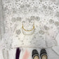 Embroidered Faux Georgette Anarkali Gown Set