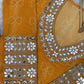 Embroidered Faux Georgette Anarkali Kurti Pant Set with Bustier