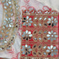 Embroidered Faux Georgette Anarkali Kurti Pant Set with Bustier